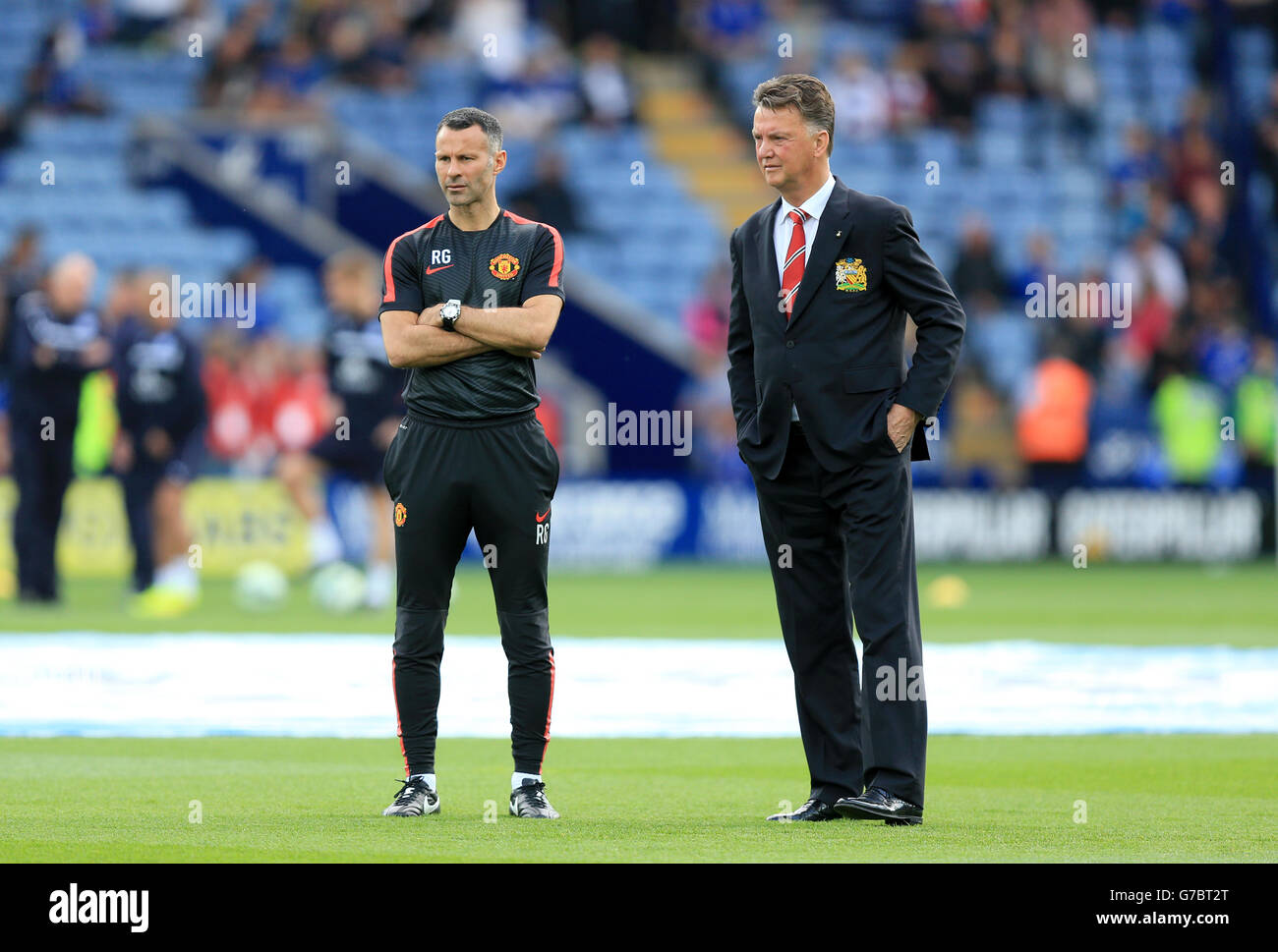 Calcio - Barclays Premier League - Il Leicester City v Manchester United - Re dello stadio di potenza Foto Stock