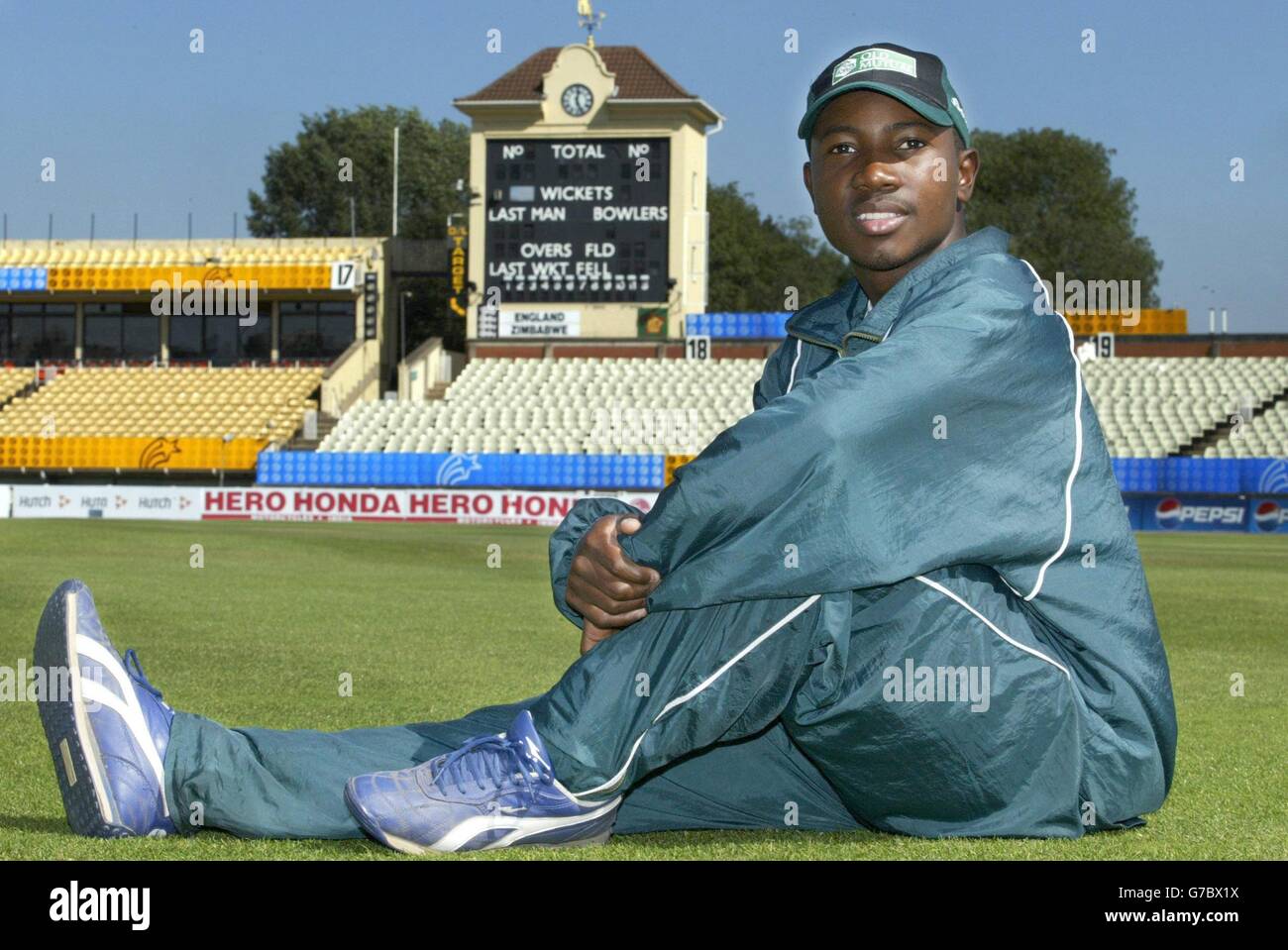 Zimbabwe capitano Tatenda Taibu Foto Stock