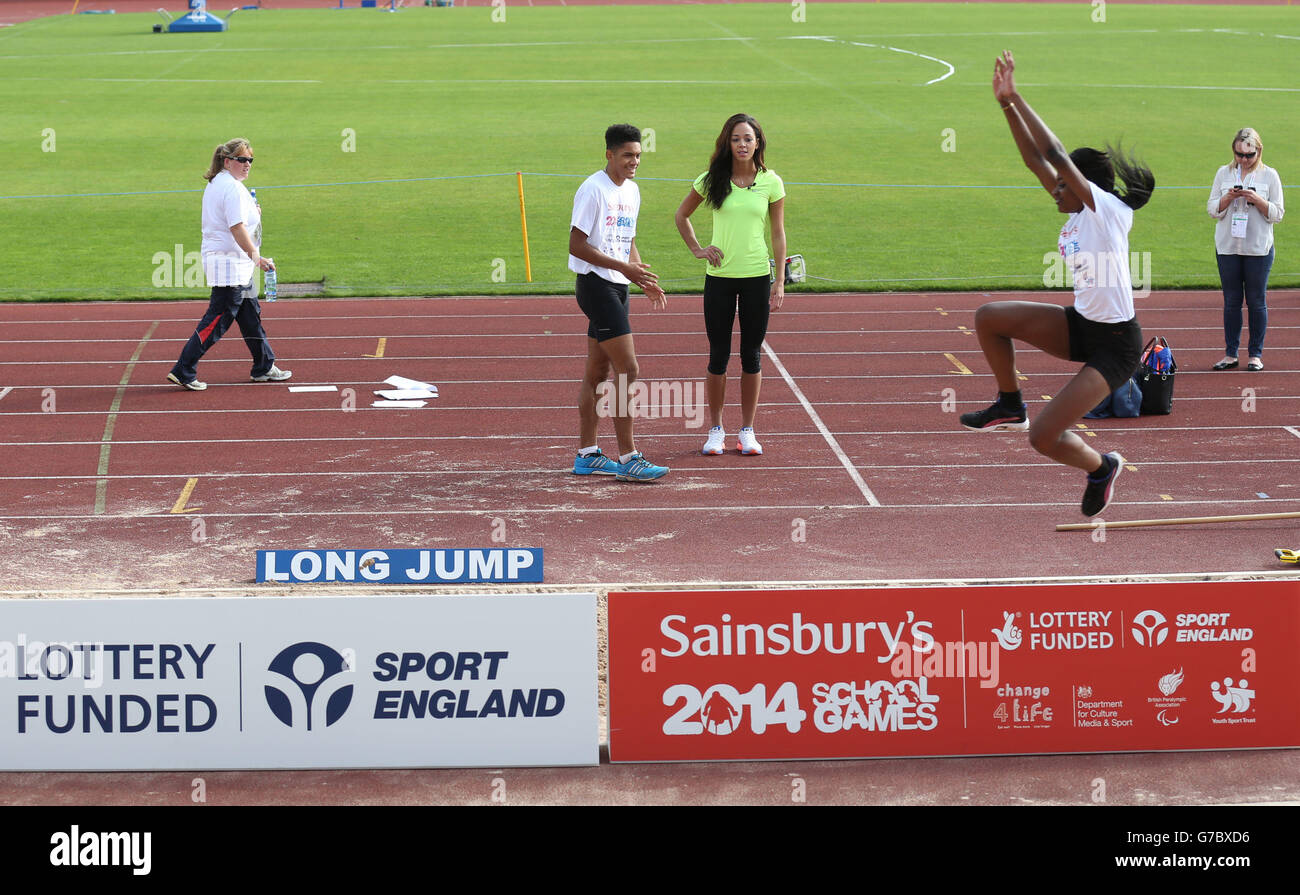 Sport - Sainsbury's 2014 School Games - Day One - Manchester Foto Stock