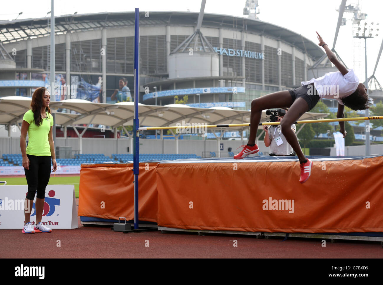 Sport - Sainsbury's 2014 School Games - Day One - Manchester Foto Stock