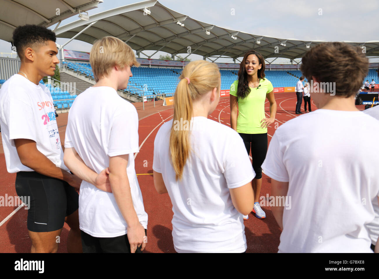 Sport - Sainsbury's 2014 School Games - Day One - Manchester Foto Stock