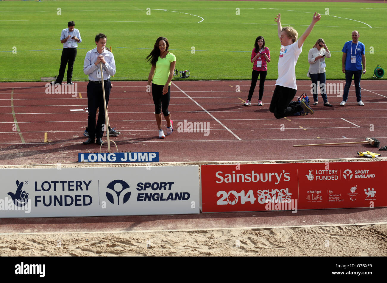 Sport - Sainsbury's 2014 School Games - Day One - Manchester Foto Stock
