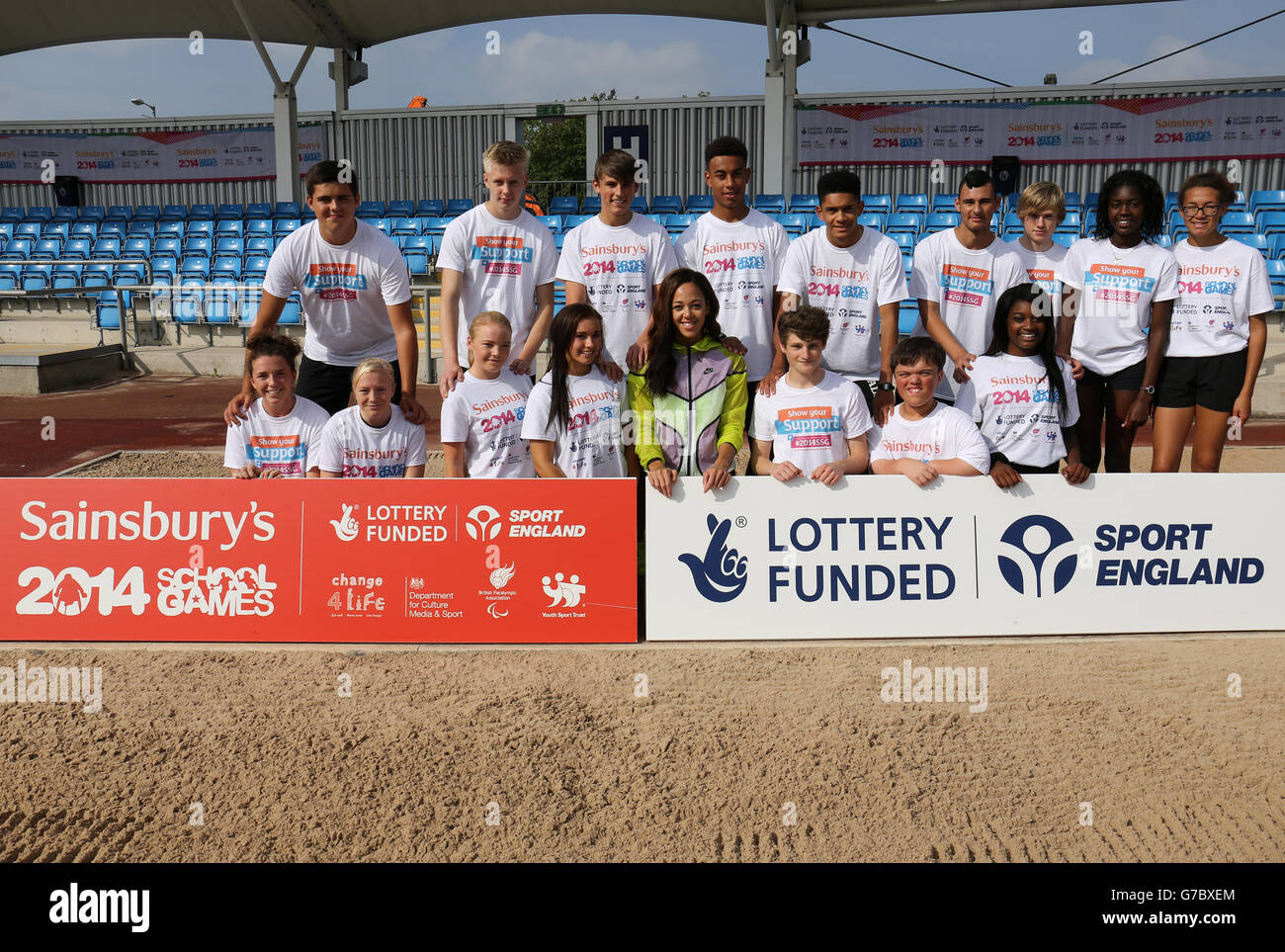 Sport - Sainsbury's 2014 School Games - Day One - Manchester Foto Stock