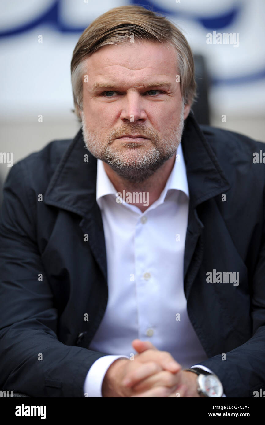 Calcio - Sky Bet League One - Coventry City v Yeovil Town - Ricoh Arena. Steven Pressley, responsabile di Coventry City Foto Stock