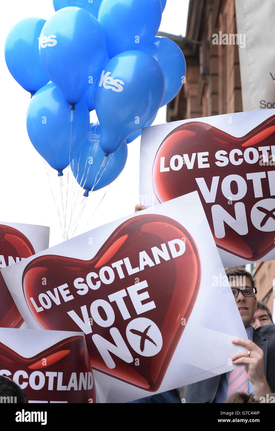 Scottish referendum di indipendenza Foto Stock
