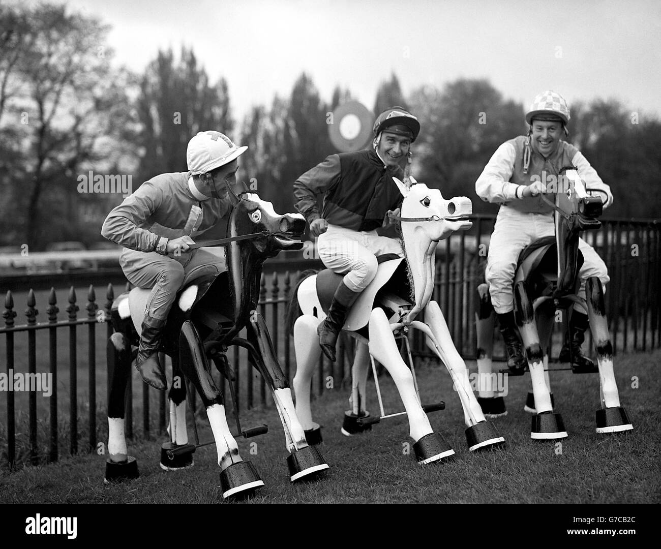 Horse Racing - mezza pinta di addestramento cavalli - Alexandra Park Foto Stock