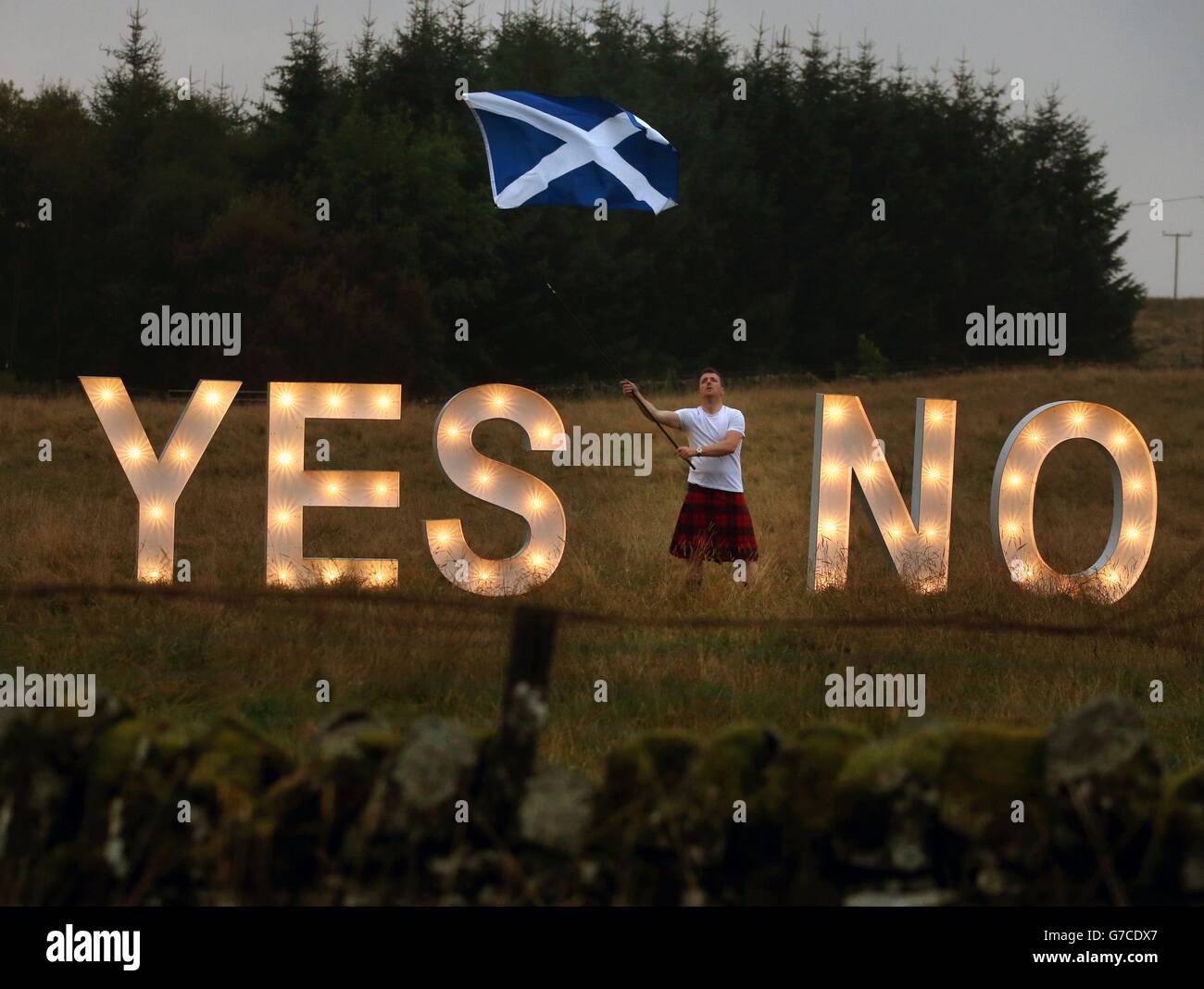 Scottish referendum di indipendenza Foto Stock