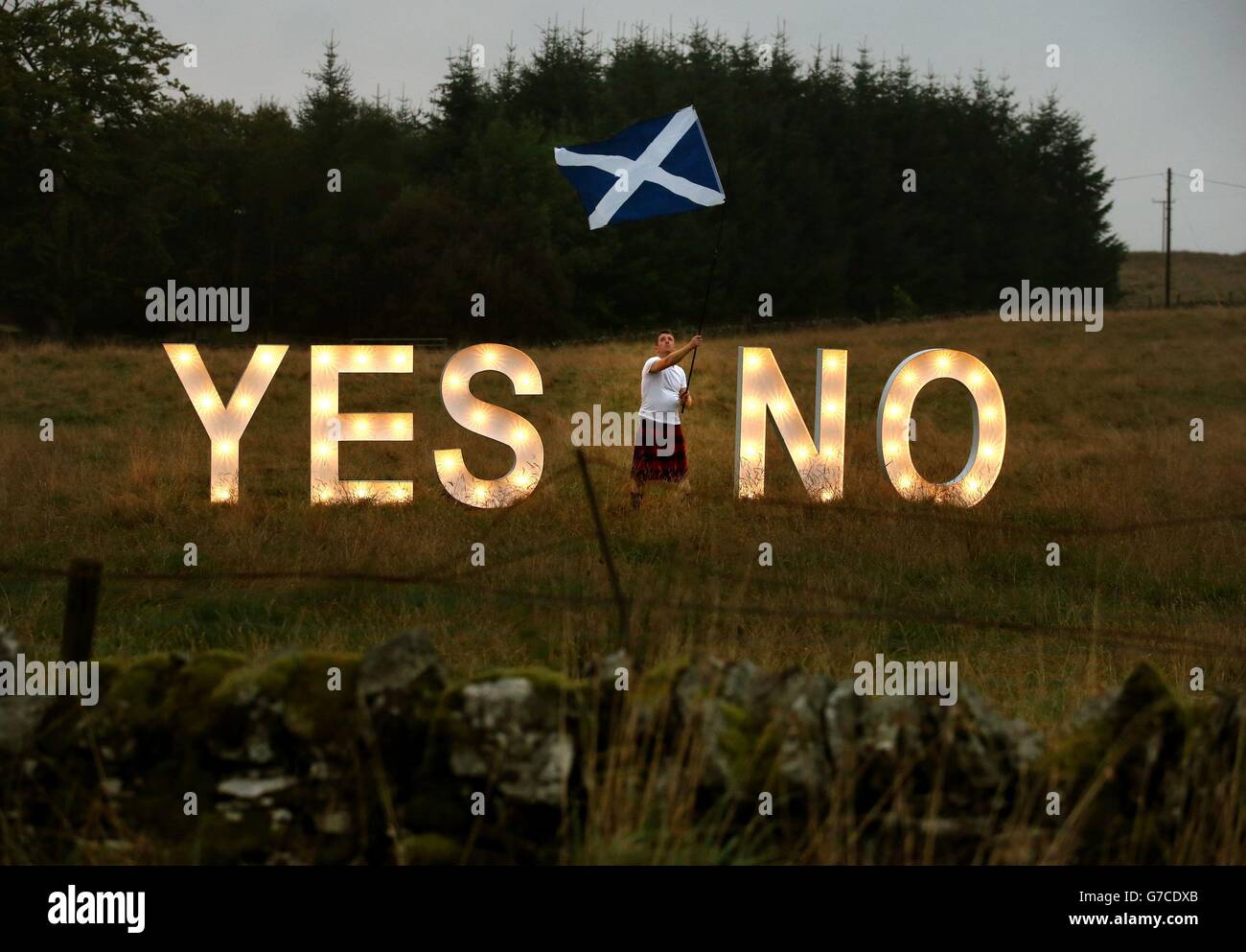 Scottish referendum di indipendenza Foto Stock