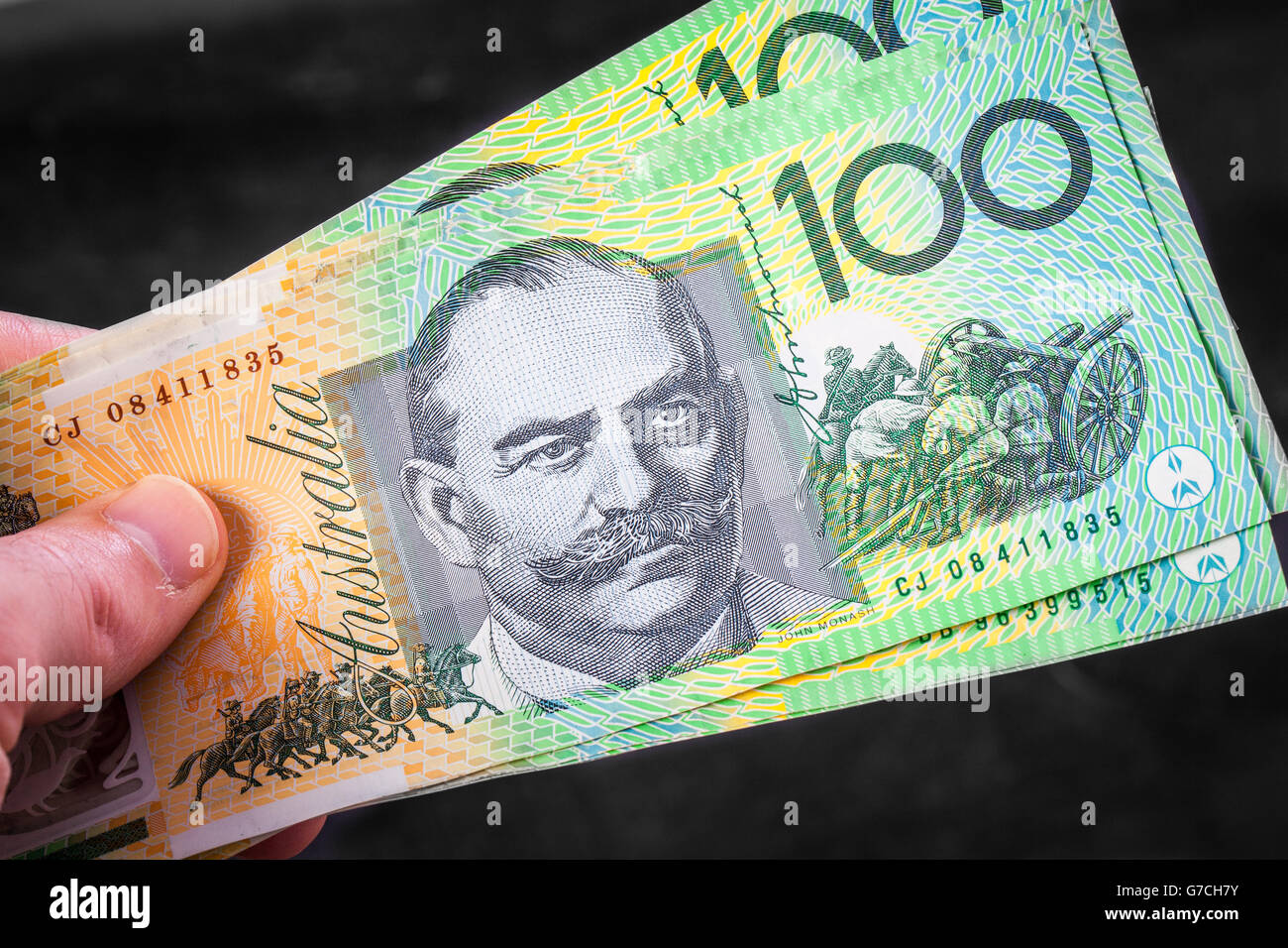 Australian banconote Foto Stock