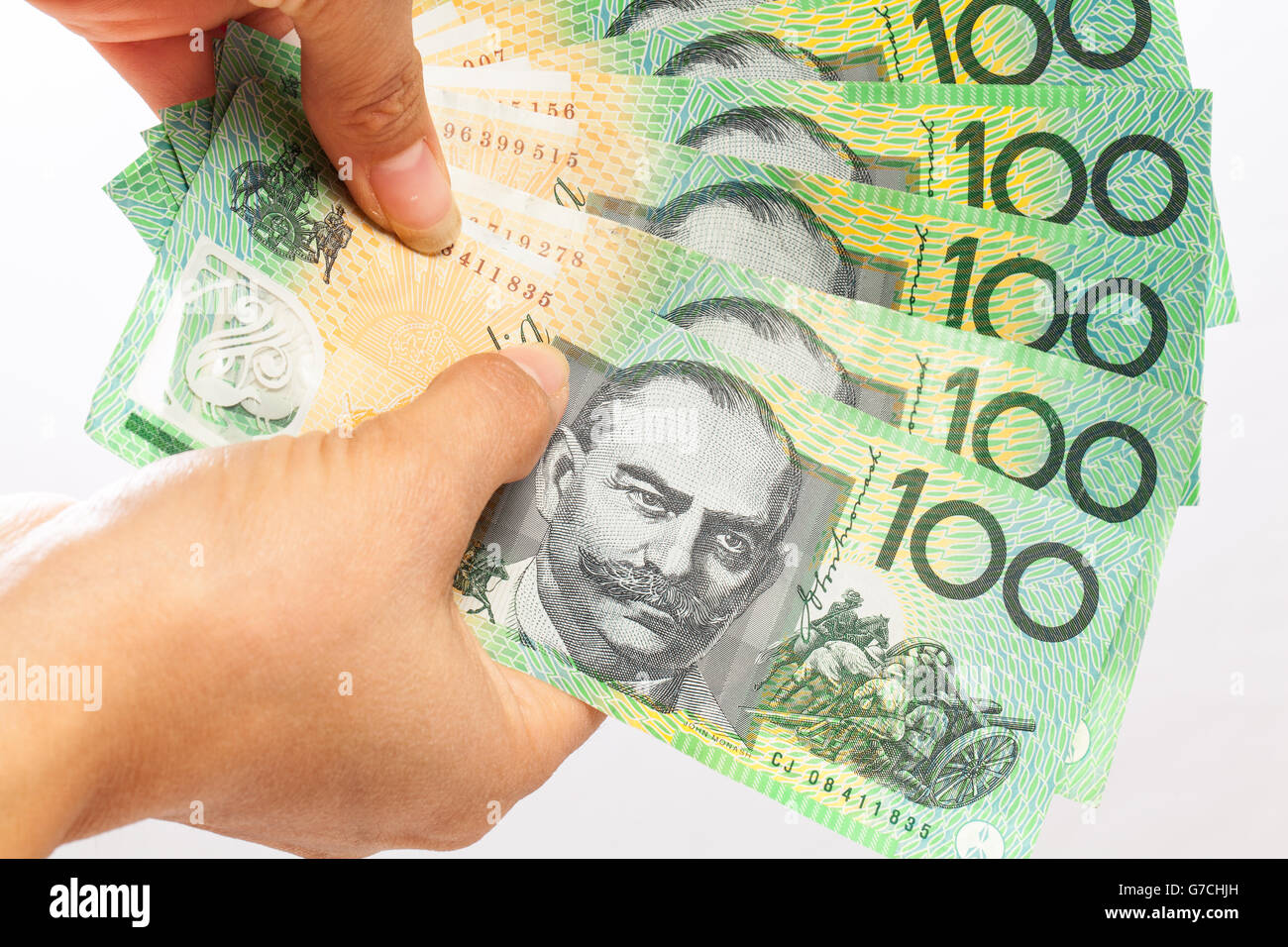 Australian banconote Foto Stock