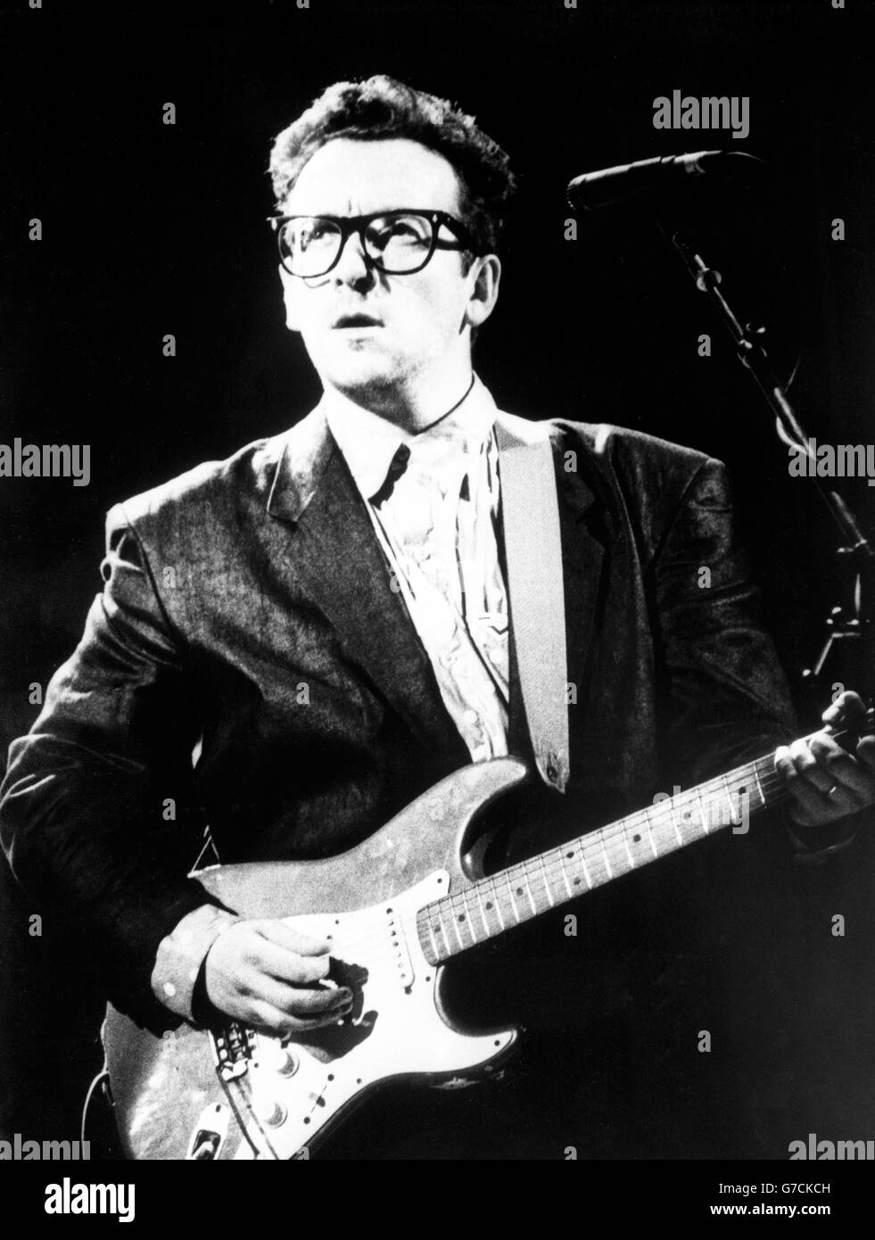 Musica - Elvis Costello. Il musicista Elvis Costello. Foto Stock