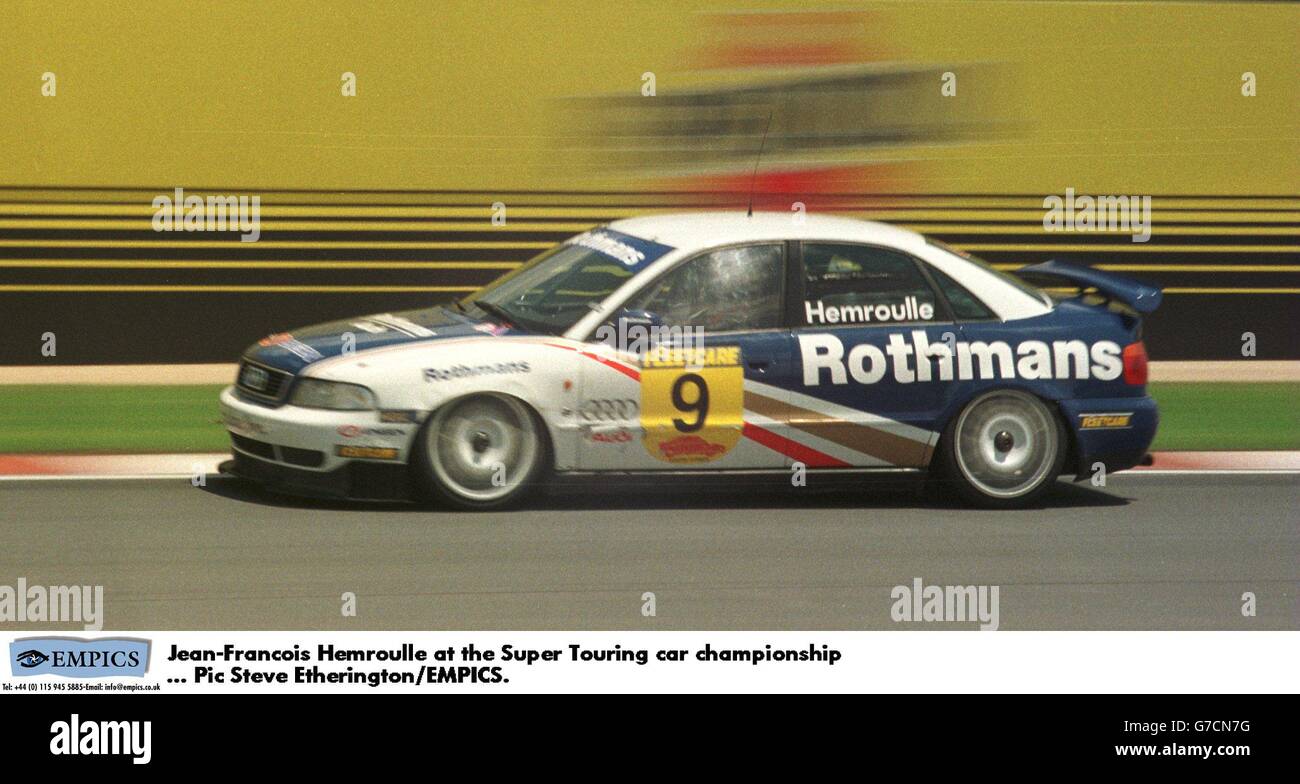 Jean-Francois Hemroulle al campionato di auto Super Touring Foto Stock