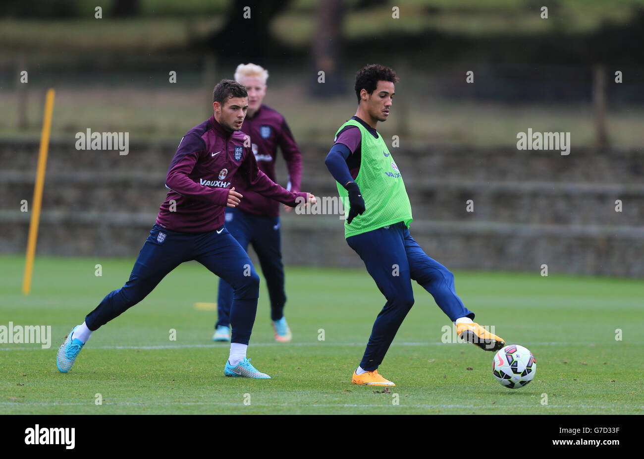 Soccer - UEFA europeo U21 campionato - Play Off - Inghilterra v Croazia - Inghilterra Media attività - St George's Park Foto Stock