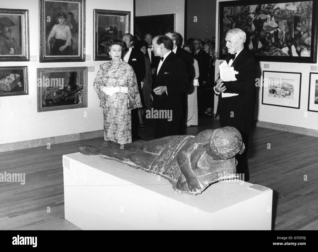 Royalty - Queen Elizabeth II - Tate Gallery di Londra Foto Stock