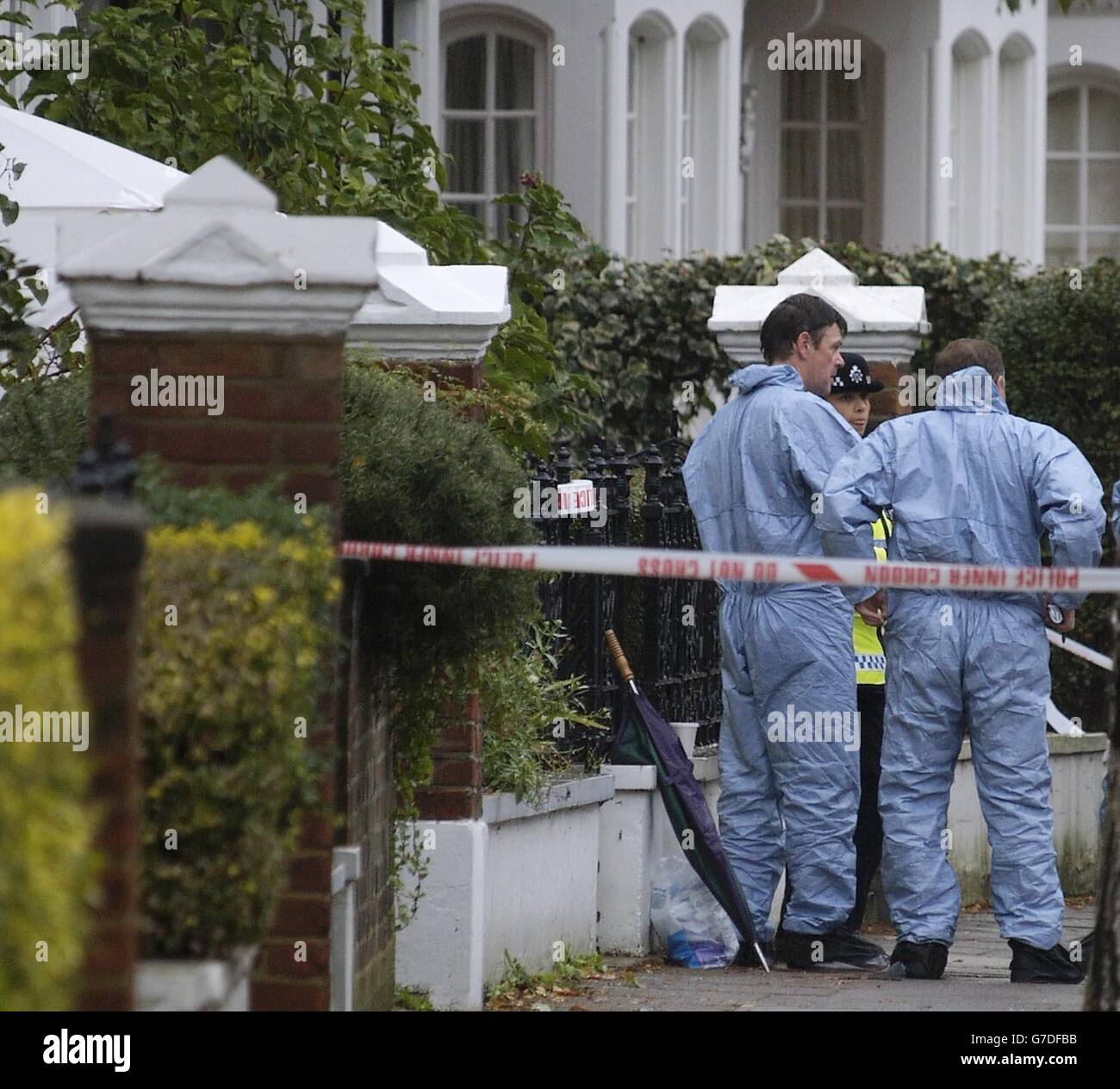 Furti di Chiswick accoltellato morte Foto Stock