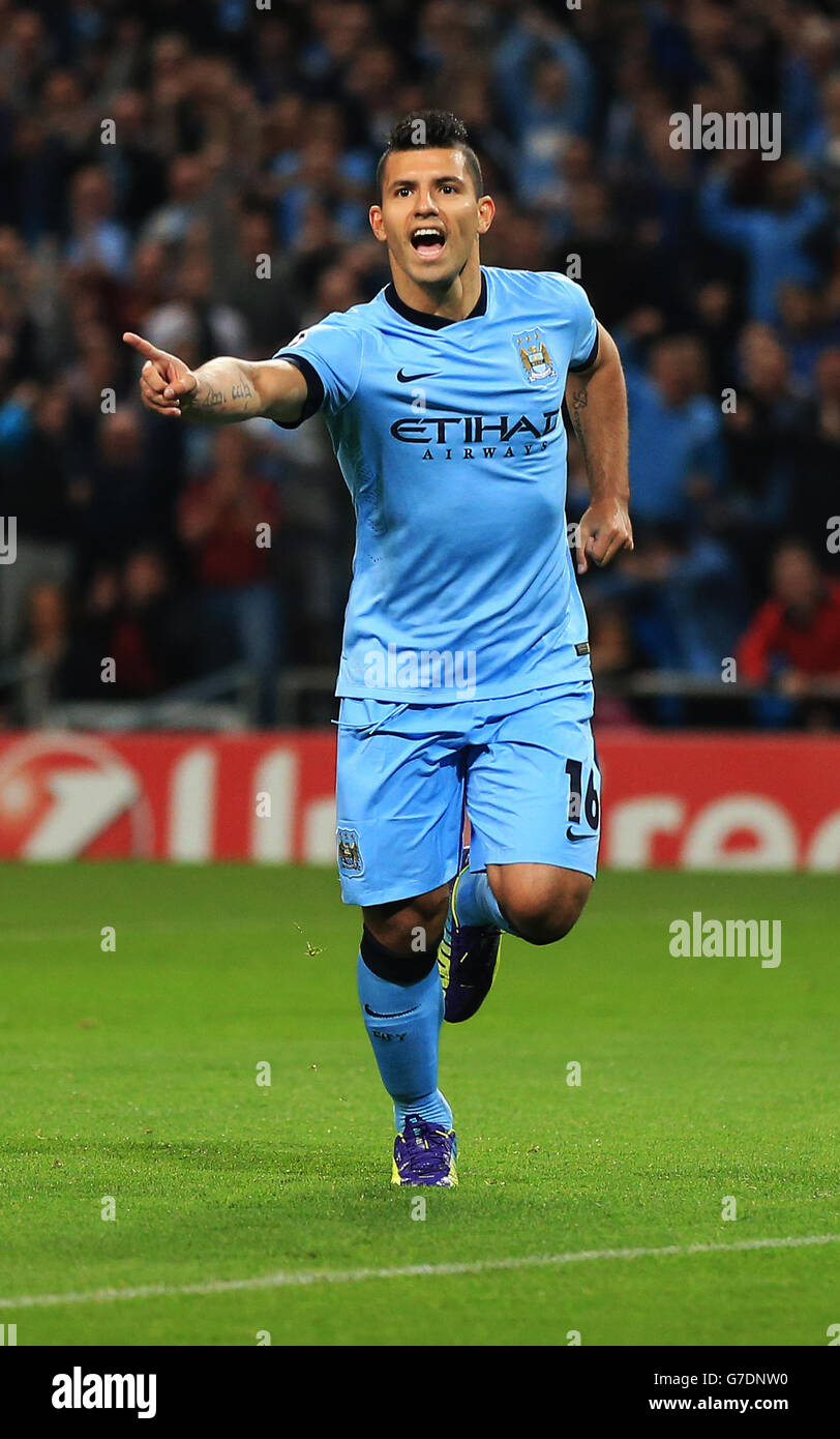 Soccer - UEFA Champions League - Gruppo E - Manchester City v Roma - Etihad Stadium Foto Stock