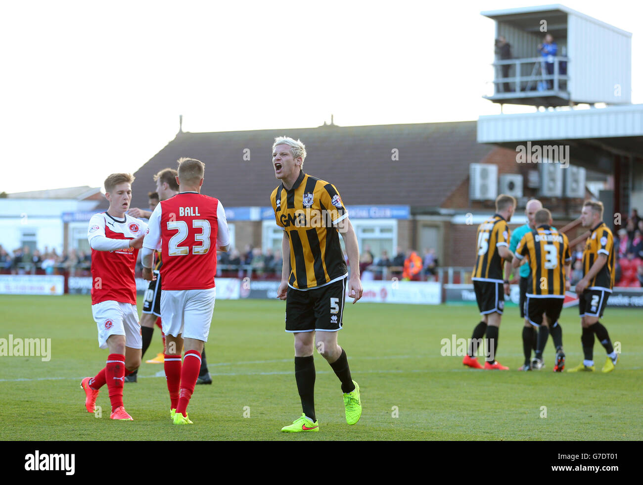 Calcio - Sky lega Bet One - Fleetwood Town v Port Vale - Highbury Stadium Foto Stock