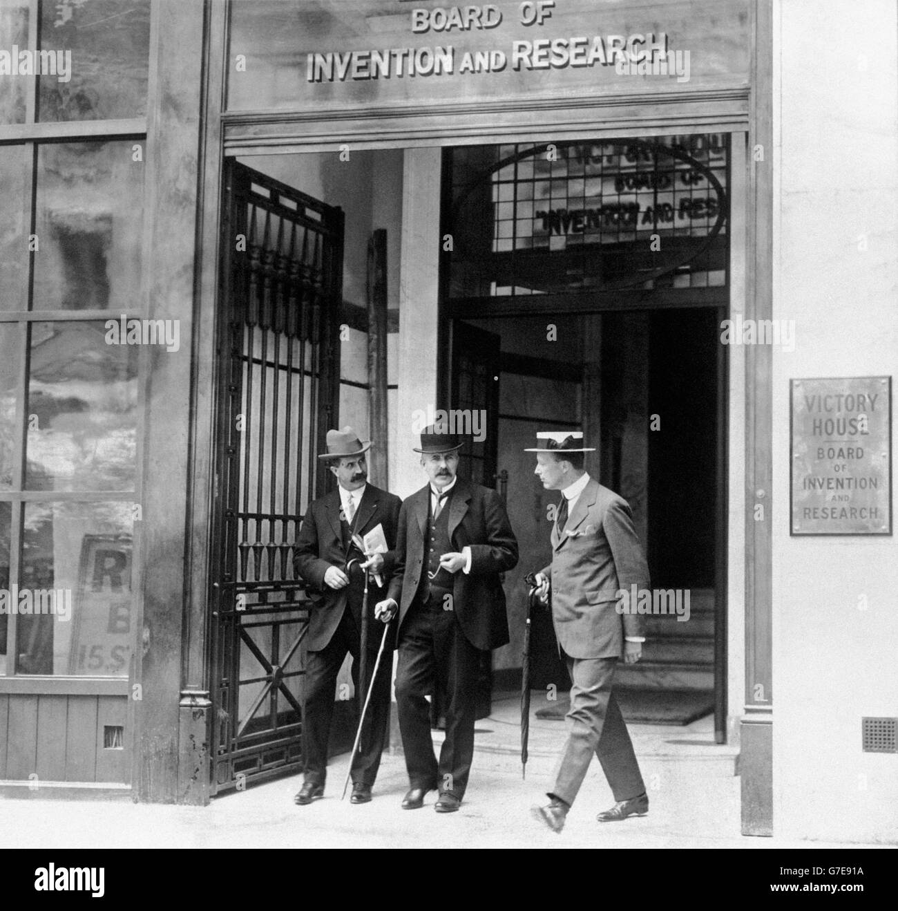 La Prima guerra mondiale - Impero Britannico - La Royal Navy - Scienza e Tecnologia - Londra - 1915 Foto Stock