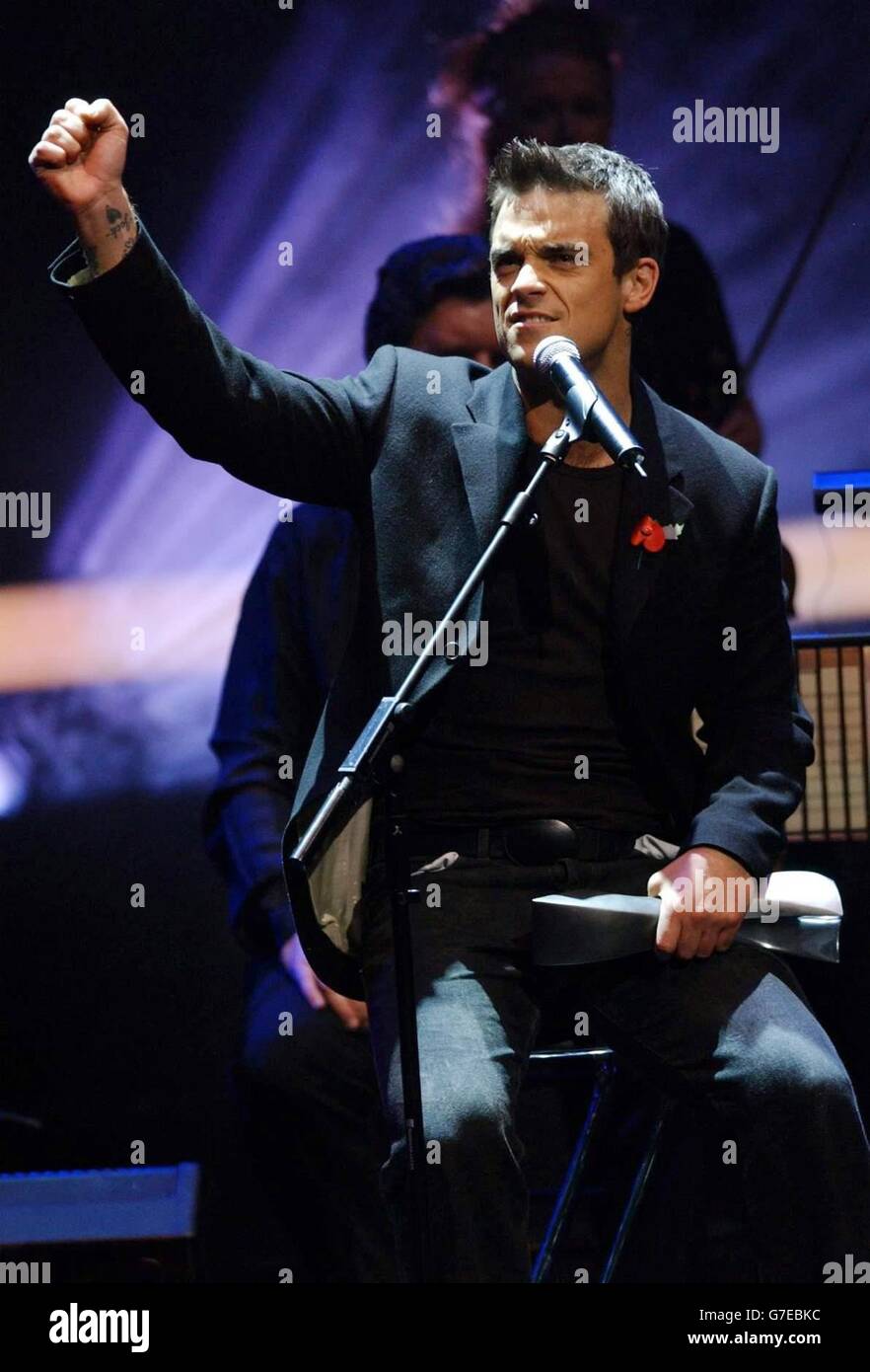 Robbie Williams Music Hall of Fame Foto Stock