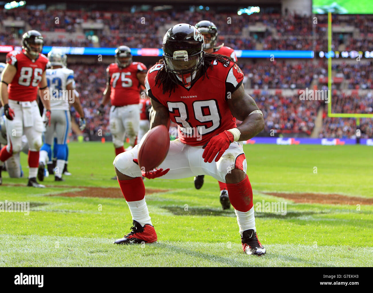 Football americano - NFL International Series 2014 - Detroit Lions v Atlanta Falcons - Wembley Stadium Foto Stock