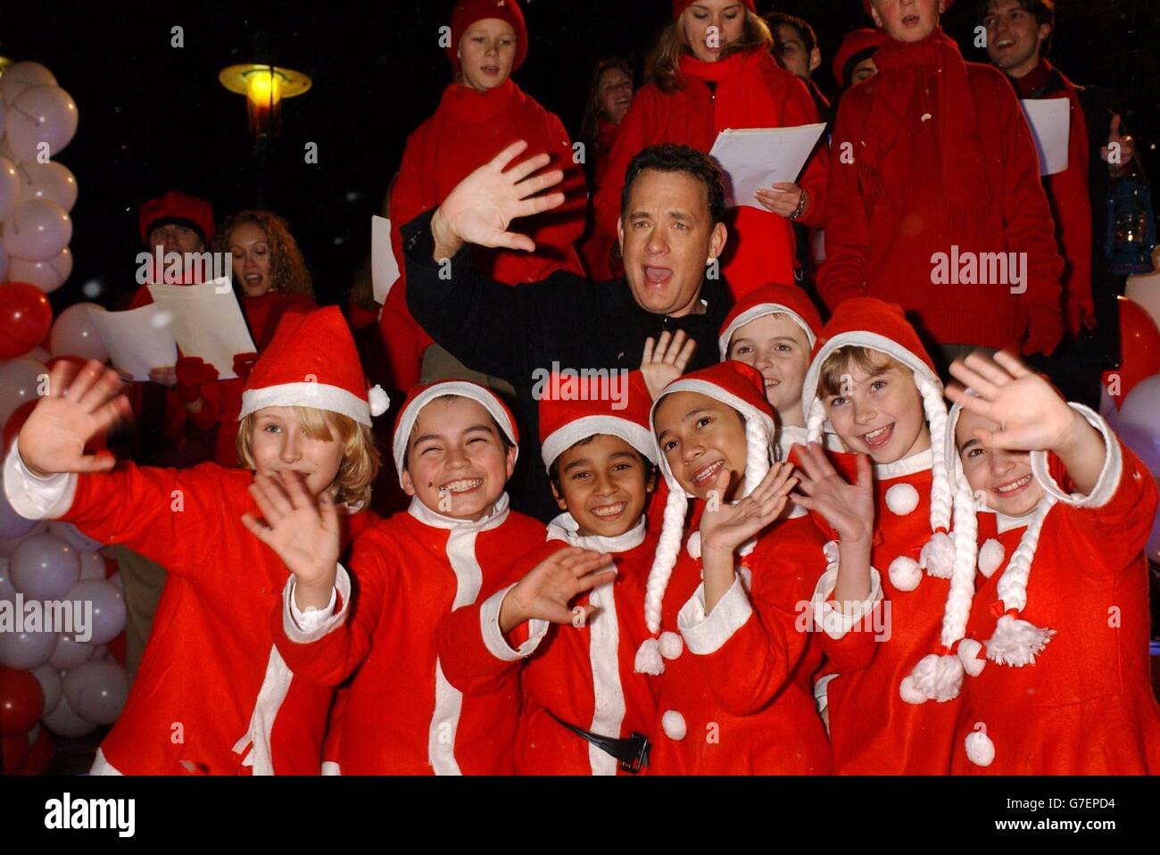 Tom Hanks Polar Express Foto Stock