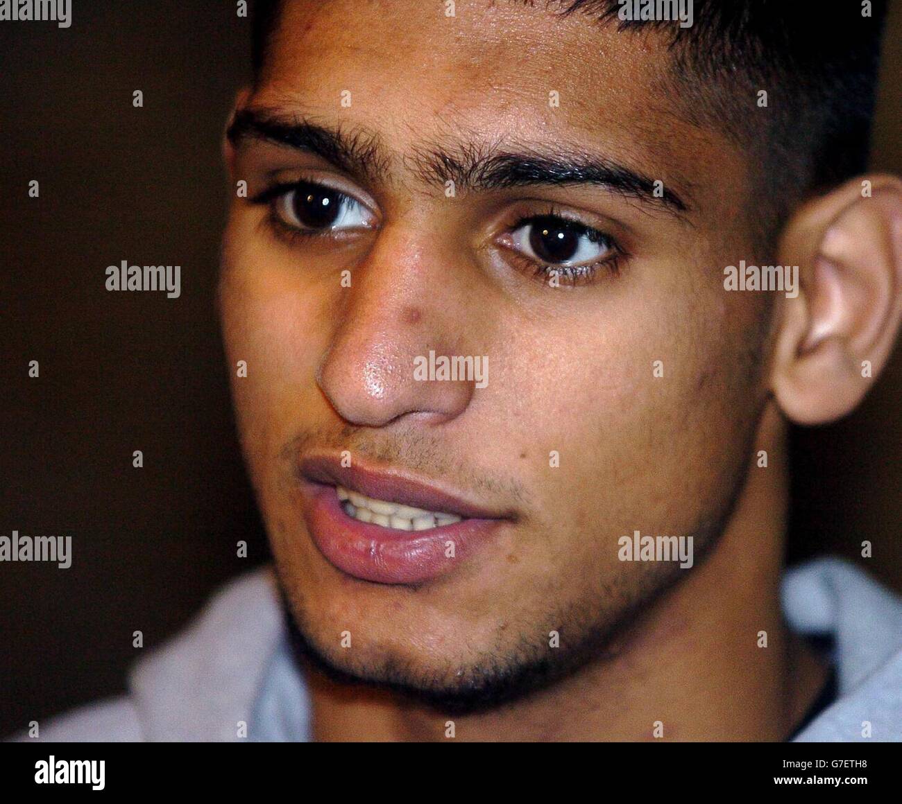 L'Inghilterra Team Boxe Amir Khan Foto Stock