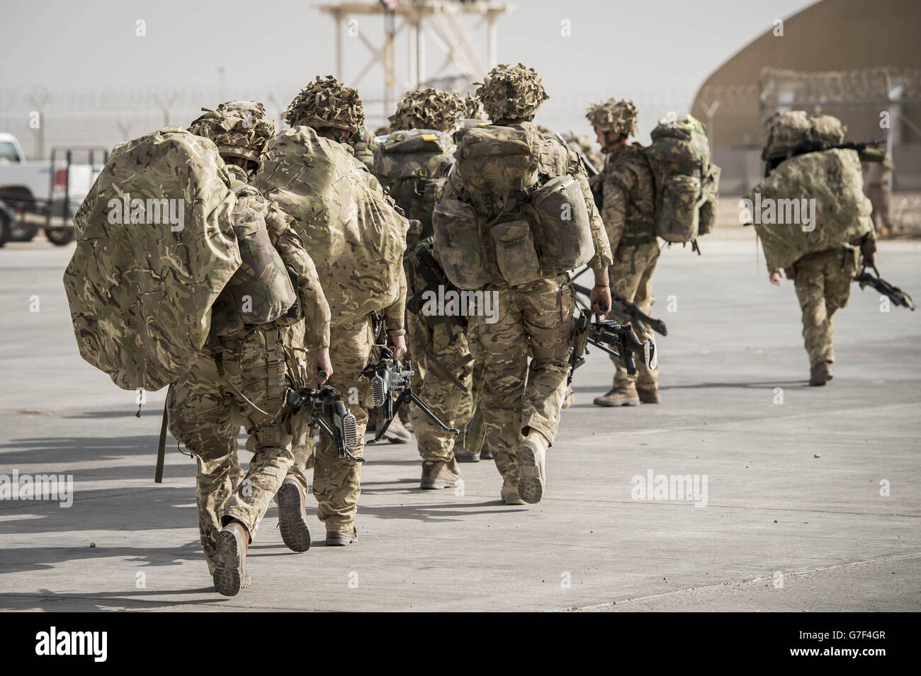 Truppe in Afghanistan Foto Stock