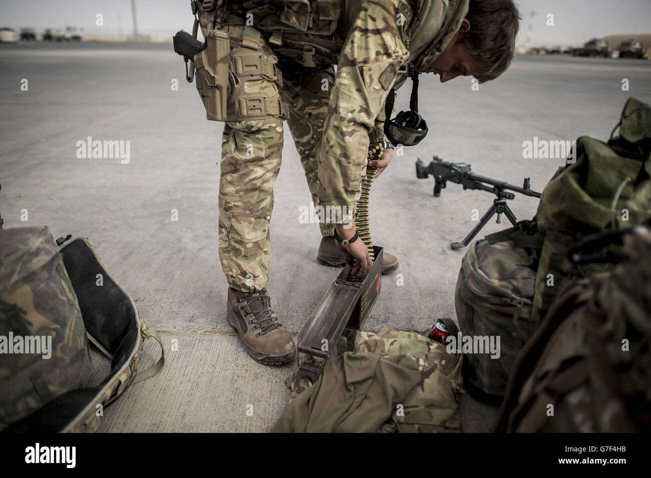 Truppe in Afghanistan Foto Stock