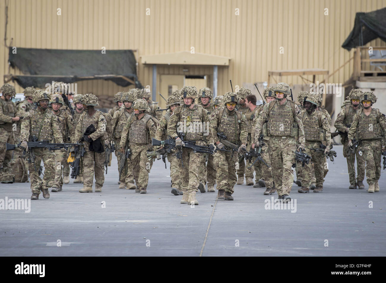 Truppe in Afghanistan Foto Stock