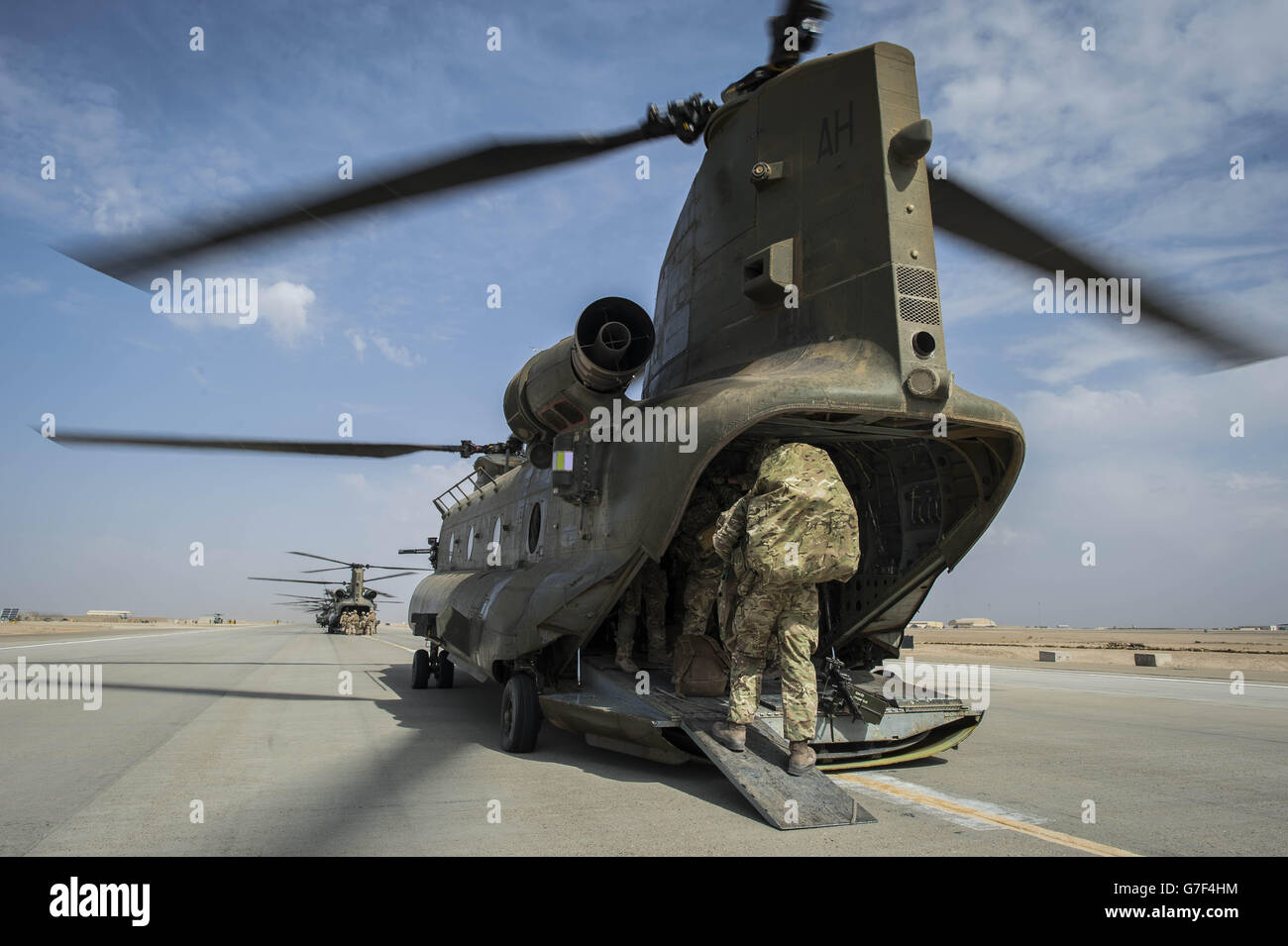 Truppe in Afghanistan Foto Stock