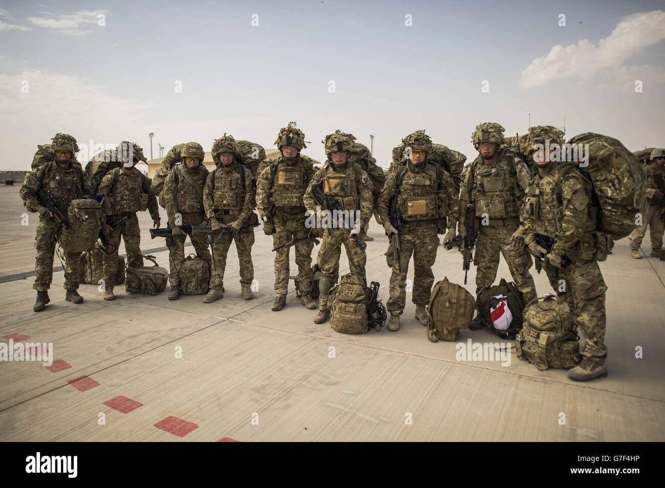 Truppe in Afghanistan Foto Stock