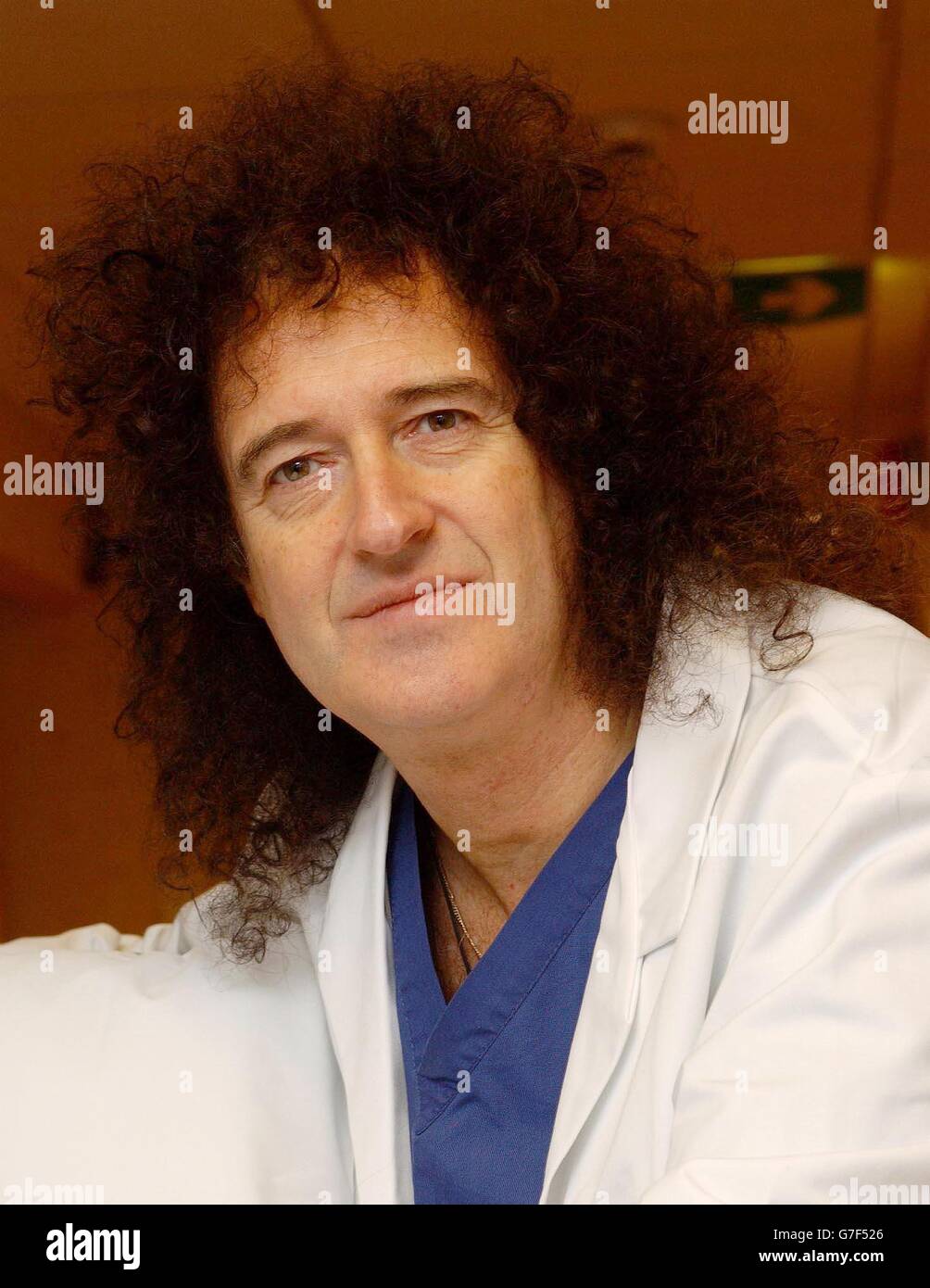 Brian May Royal Marsden Foto Stock