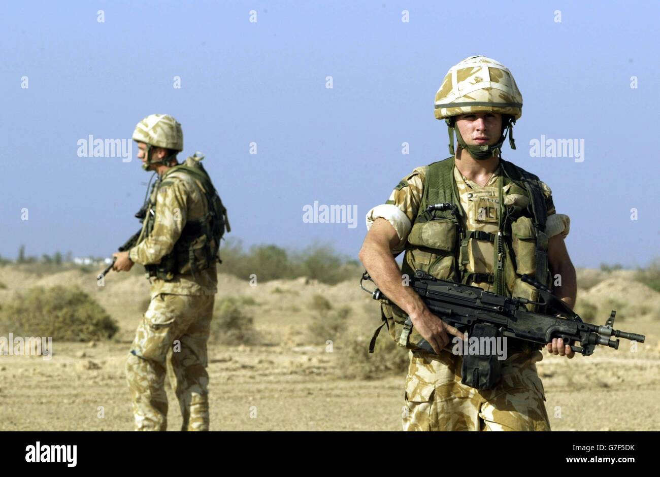 Blackwatch in Iraq Foto Stock