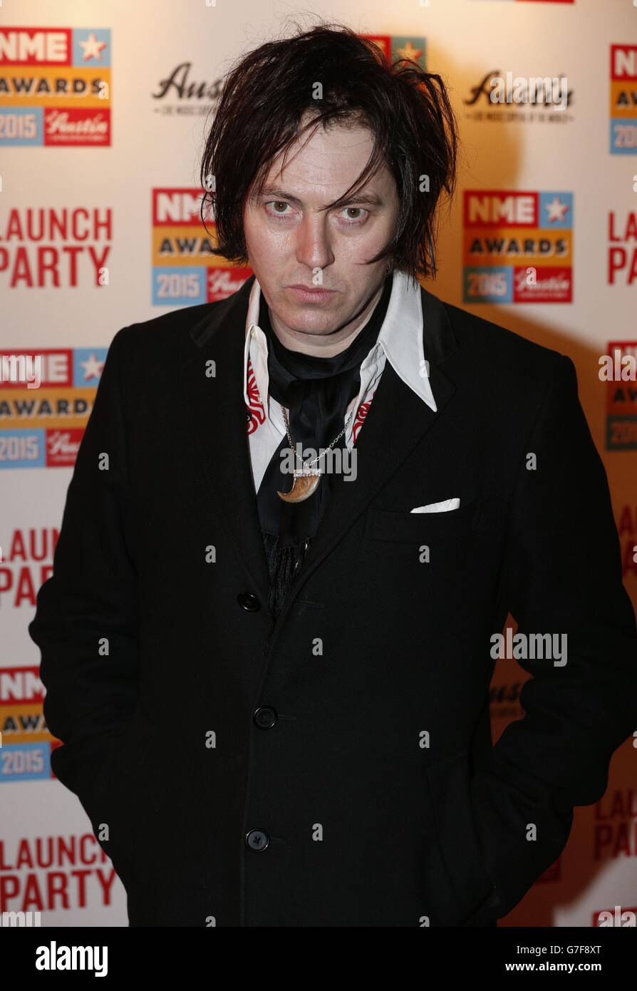 NME Awards 2015 Launch Party - Londra. Jim Jones partecipa alla festa di lancio per i NME Awards 2015, tenutasi a Under the Bridge, Chelsea, Londra. Foto Stock