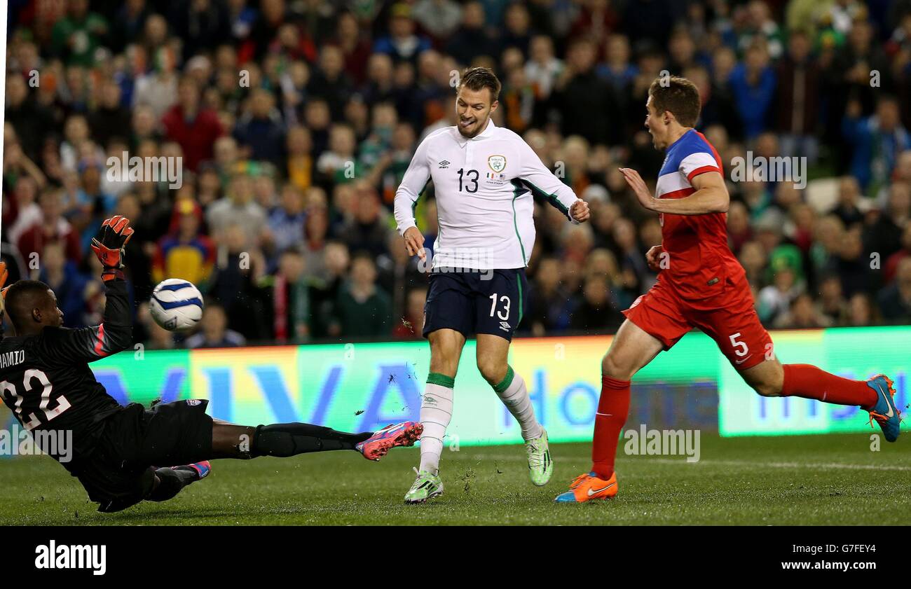 Calcio - amichevole internazionale - Repubblica di Irlanda v USA - Aviva Stadium Foto Stock