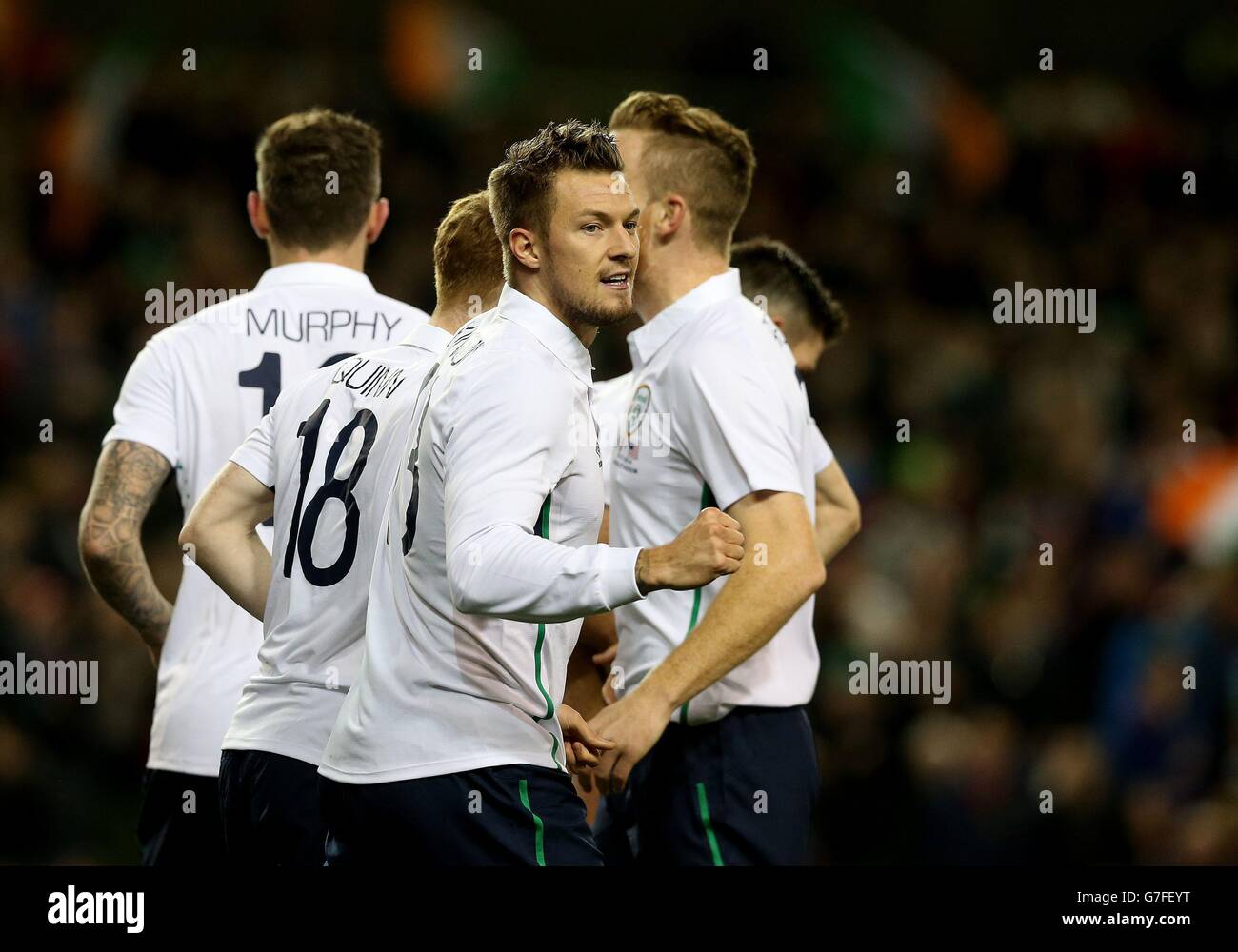 Calcio - amichevole internazionale - Repubblica di Irlanda v USA - Aviva Stadium Foto Stock