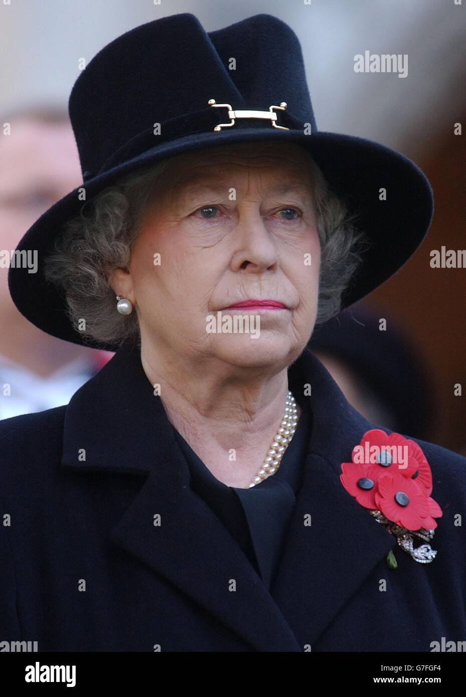 Queen Elizabeth II - Giorno del Ricordo Foto Stock