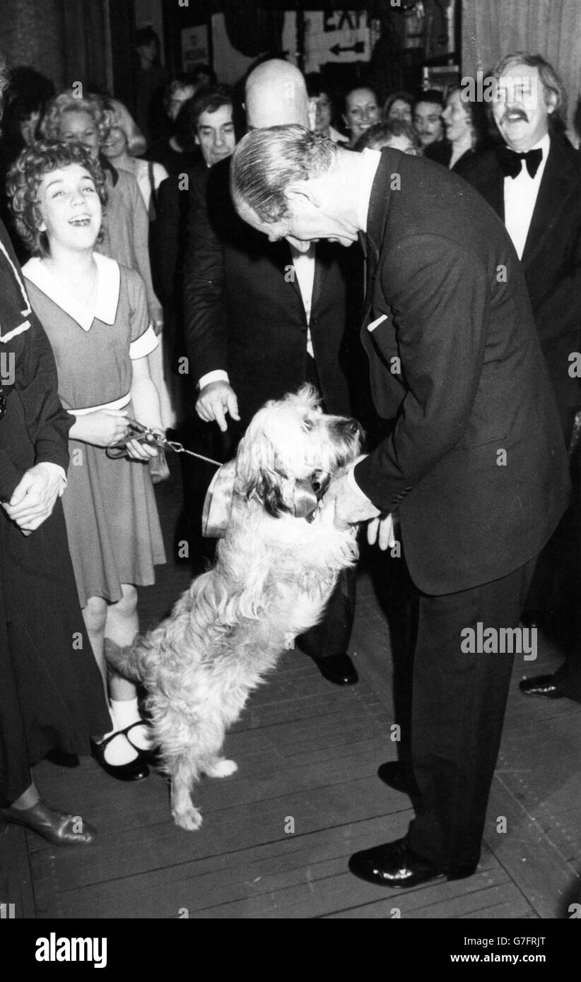 Royalty - Annie prestazioni di Gala - Duca di Edimburgo - Victoria Palace Theatre, Londra Foto Stock