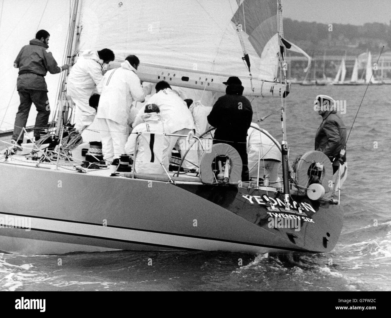 Royalty - Cowes Week - Yeoman 26 - Duca di Edimburgo Foto Stock