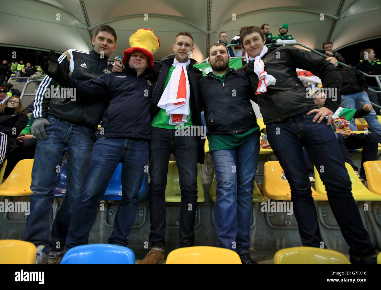 Soccer - UEFA Euro 2016 - Qualifiche - Gruppo F - Romania v Irlanda del Nord - Arena Nationala Foto Stock