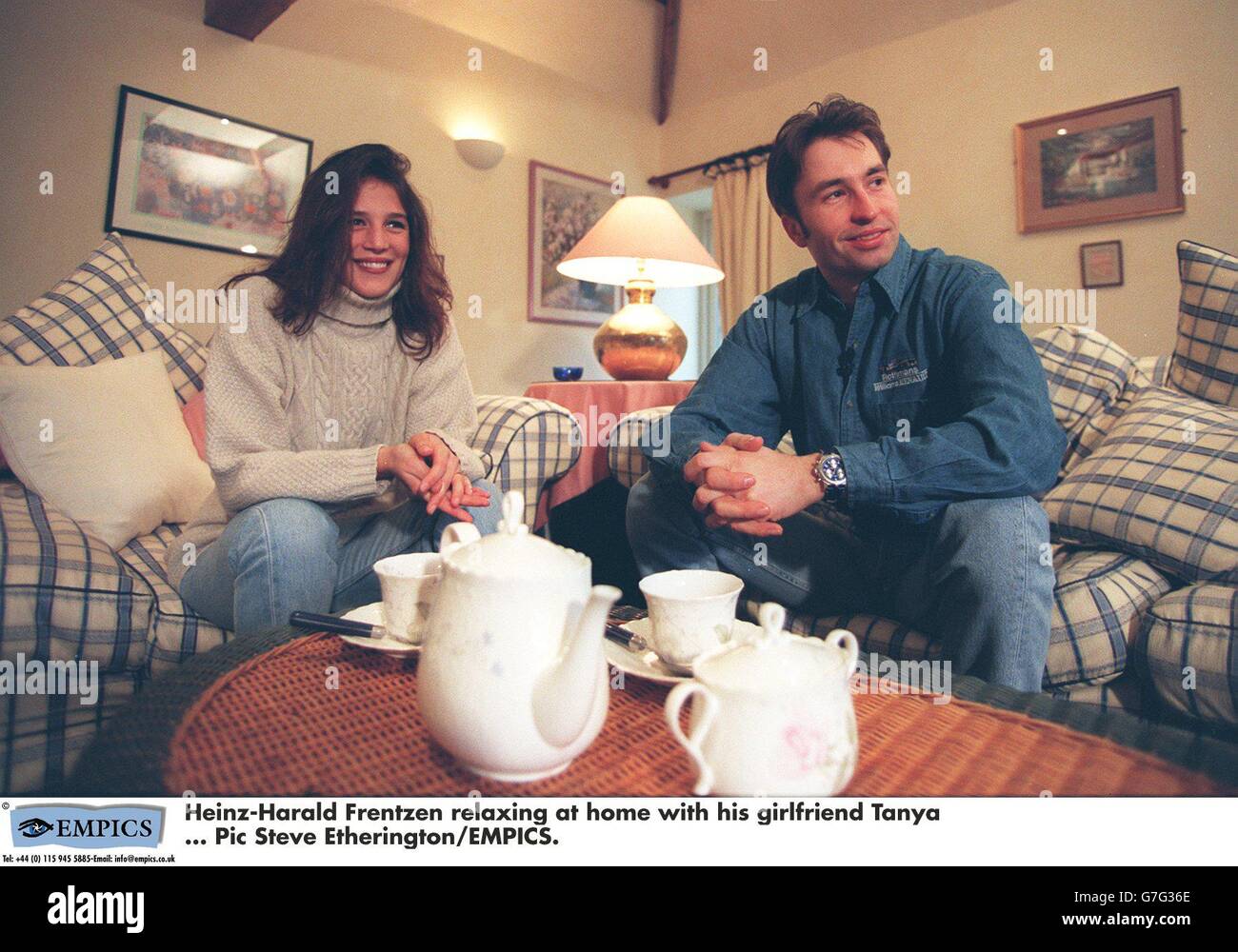 HeinzHarald Frentzen a casa Foto stock Alamy