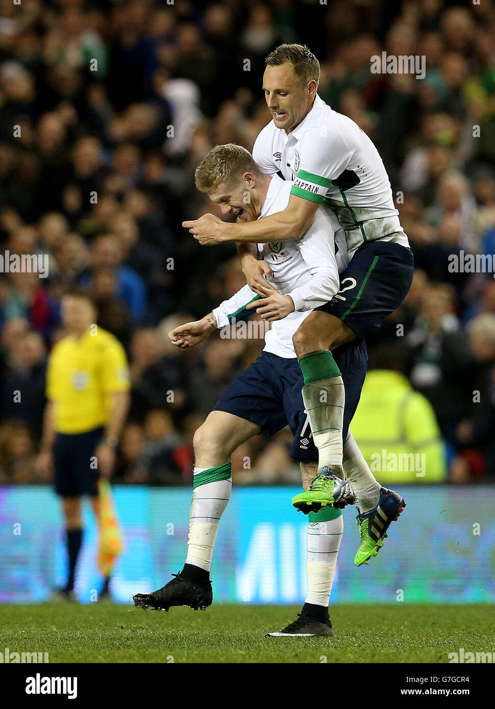 Calcio - amichevole internazionale - Repubblica di Irlanda v USA - Aviva Stadium Foto Stock