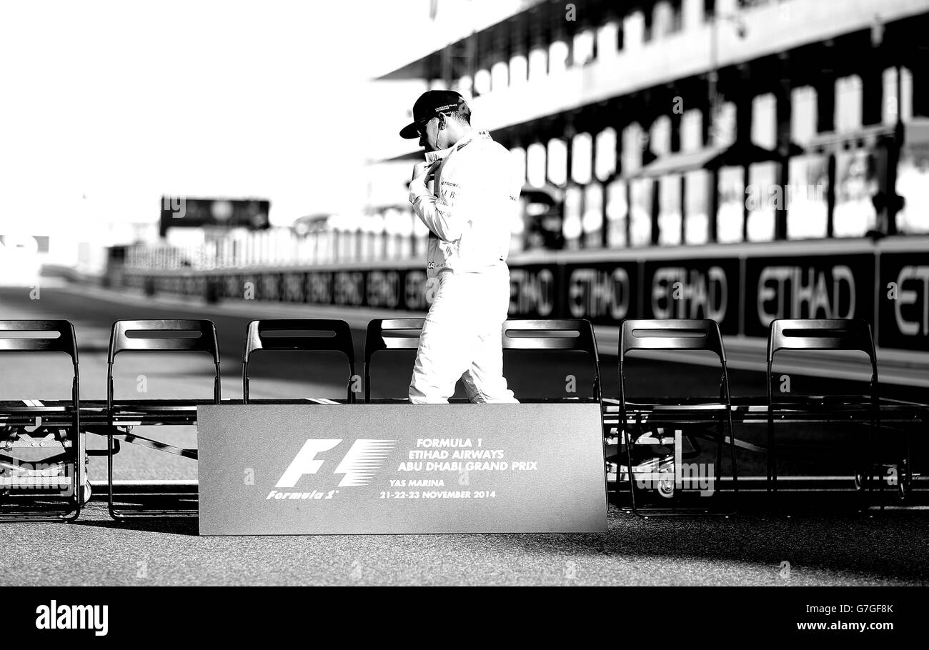 Motor Racing - Campionato del Mondo di Formula Uno - 2014 Gran Premio di Abu Dhabi - Gara - Yas Marina Circuit Foto Stock