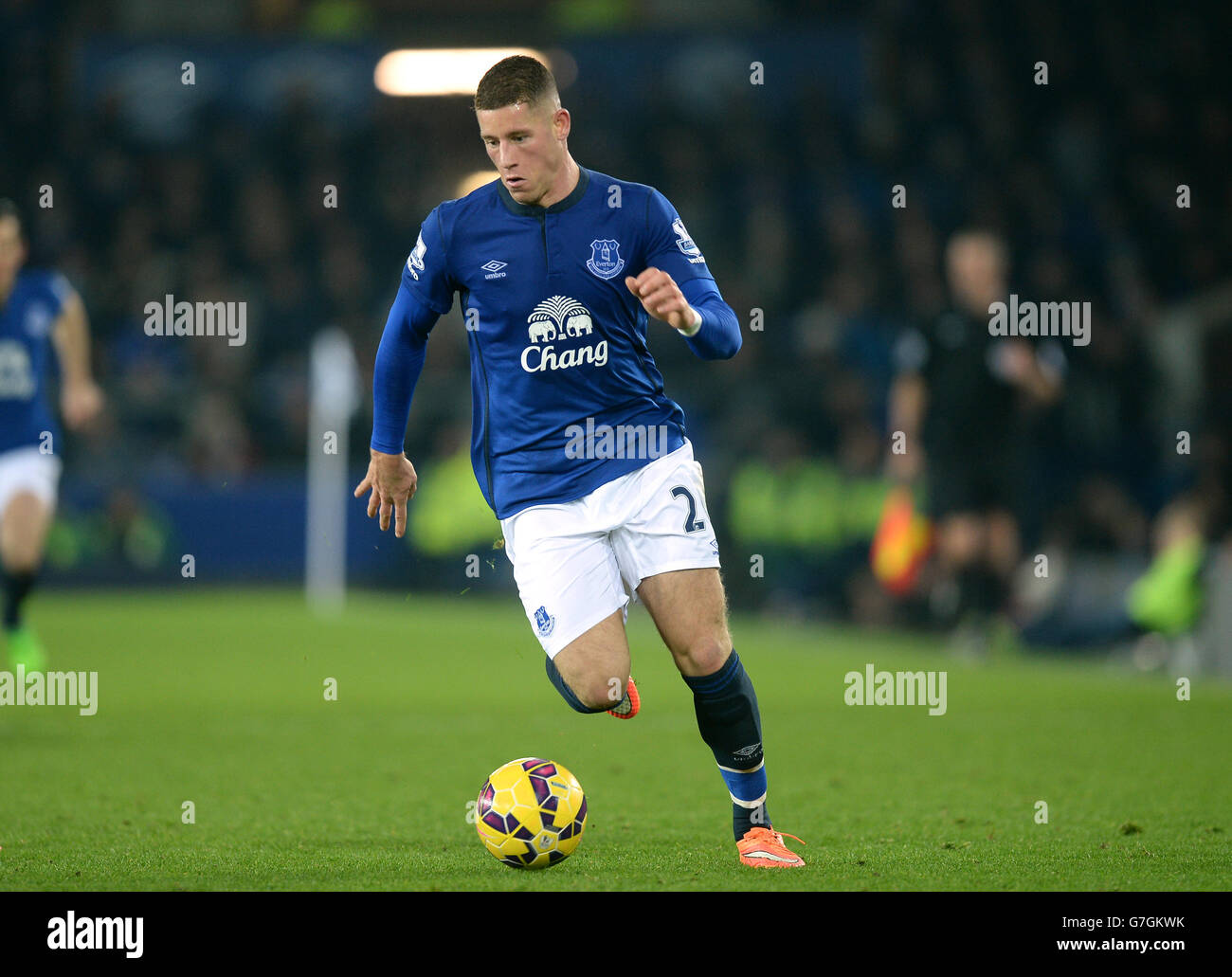 Calcio - Barclays Premier League - Everton v Hull City - Goodison Park. Ross Barkley, Everton Foto Stock