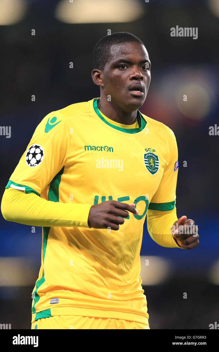 Calcio - UEFA Champions League - Gruppo G - Chelsea v Sporting Lisbon - Stamford Bridge. William Carvalho, Sporting Lisbona Foto Stock