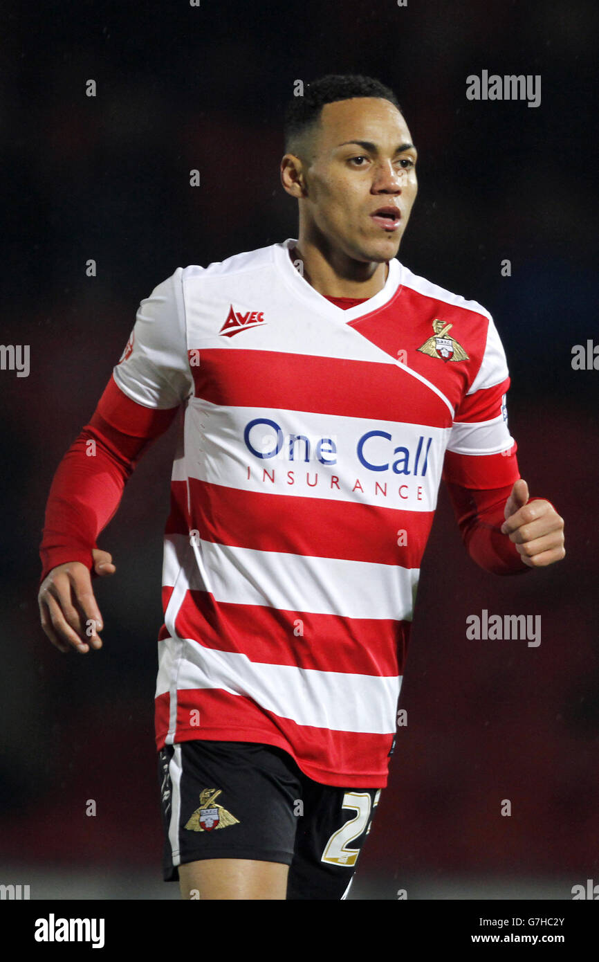 Calcio - Sky Bet League One - Doncaster Rovers v Sheffield United - Keepmoat Stadium. Kyle Bennett, Doncaster Rovers. Foto Stock
