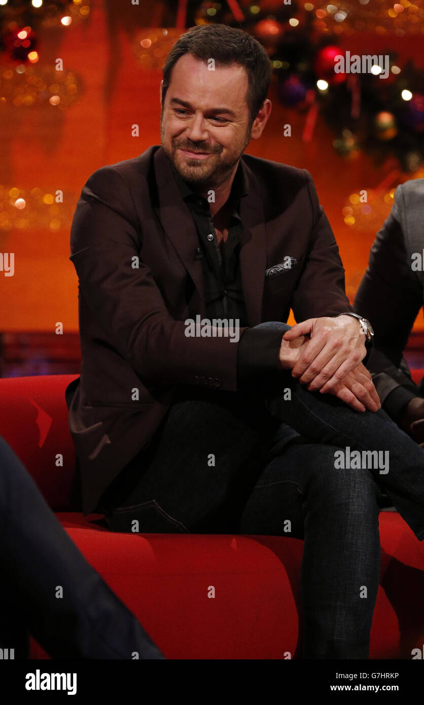 The Graham Norton Show - Londra. Danny Dyer durante le riprese del Graham Norton Show presso i London Studios di Londra. Foto Stock