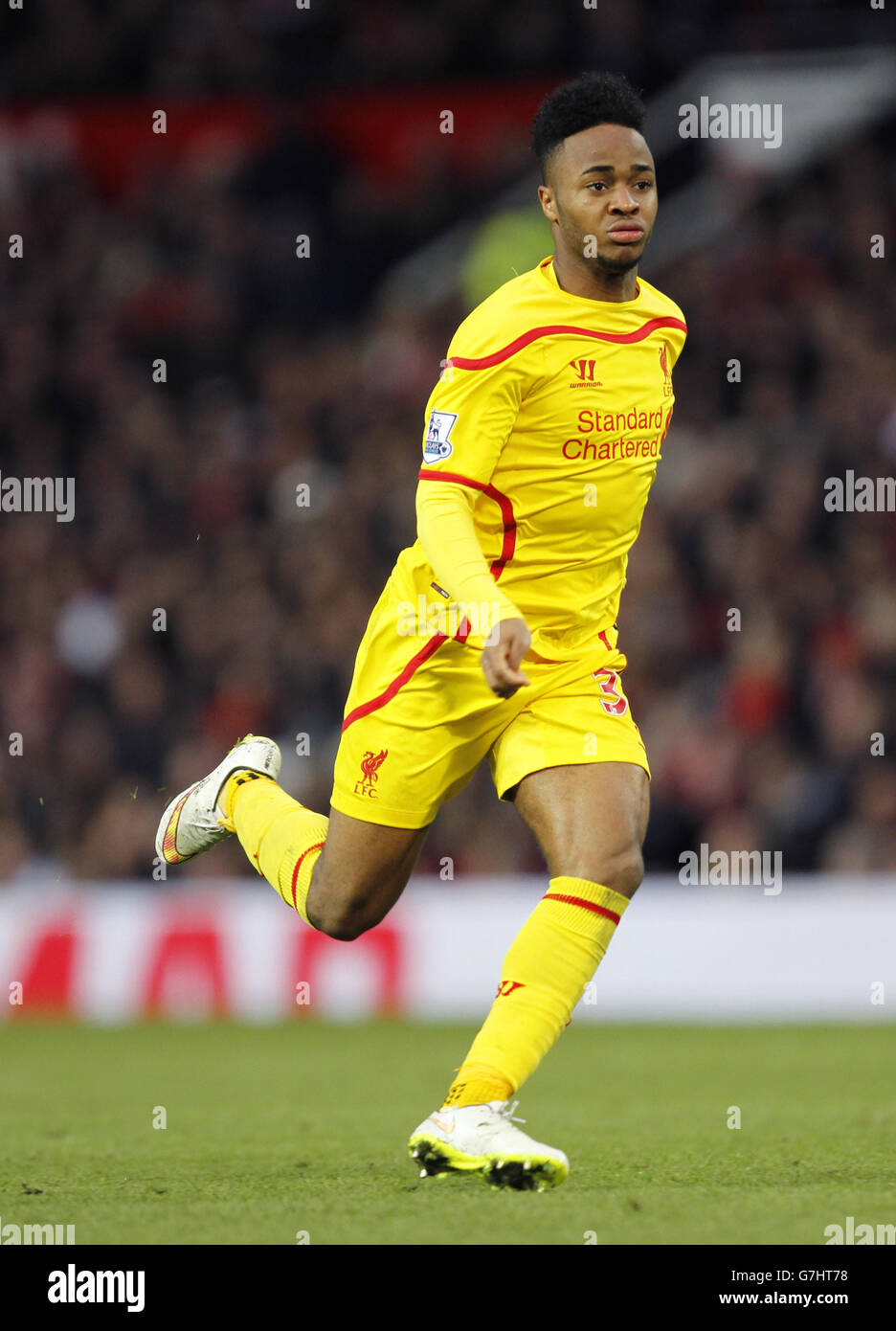 Calcio - Barclays Premier League - Manchester United contro Liverpool - Old Trafford. Raheem Sterling, Liverpool Foto Stock