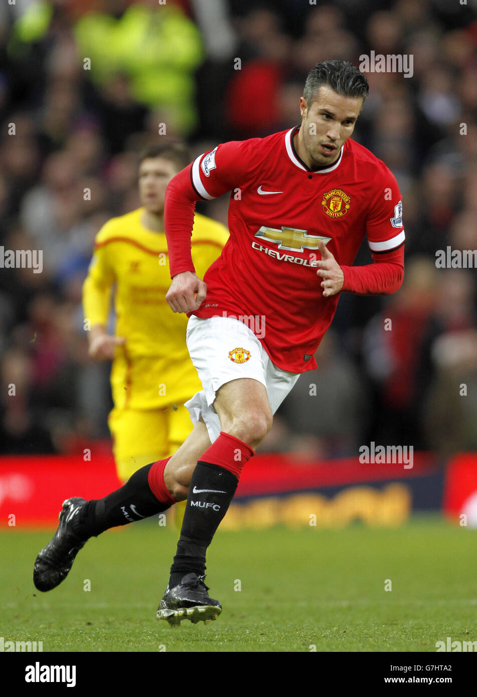 Calcio - Barclays Premier League - Manchester United contro Liverpool - Old Trafford. Juan Mata, Manchester United Foto Stock