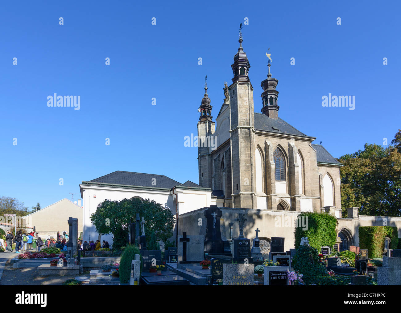 Ossario Kostnice ( ) in Sedlec, Kutná Hora (Kuttenberg), Repubblica Ceca, Stredocesky, Mittelböhmen, Boemia centrale, Foto Stock